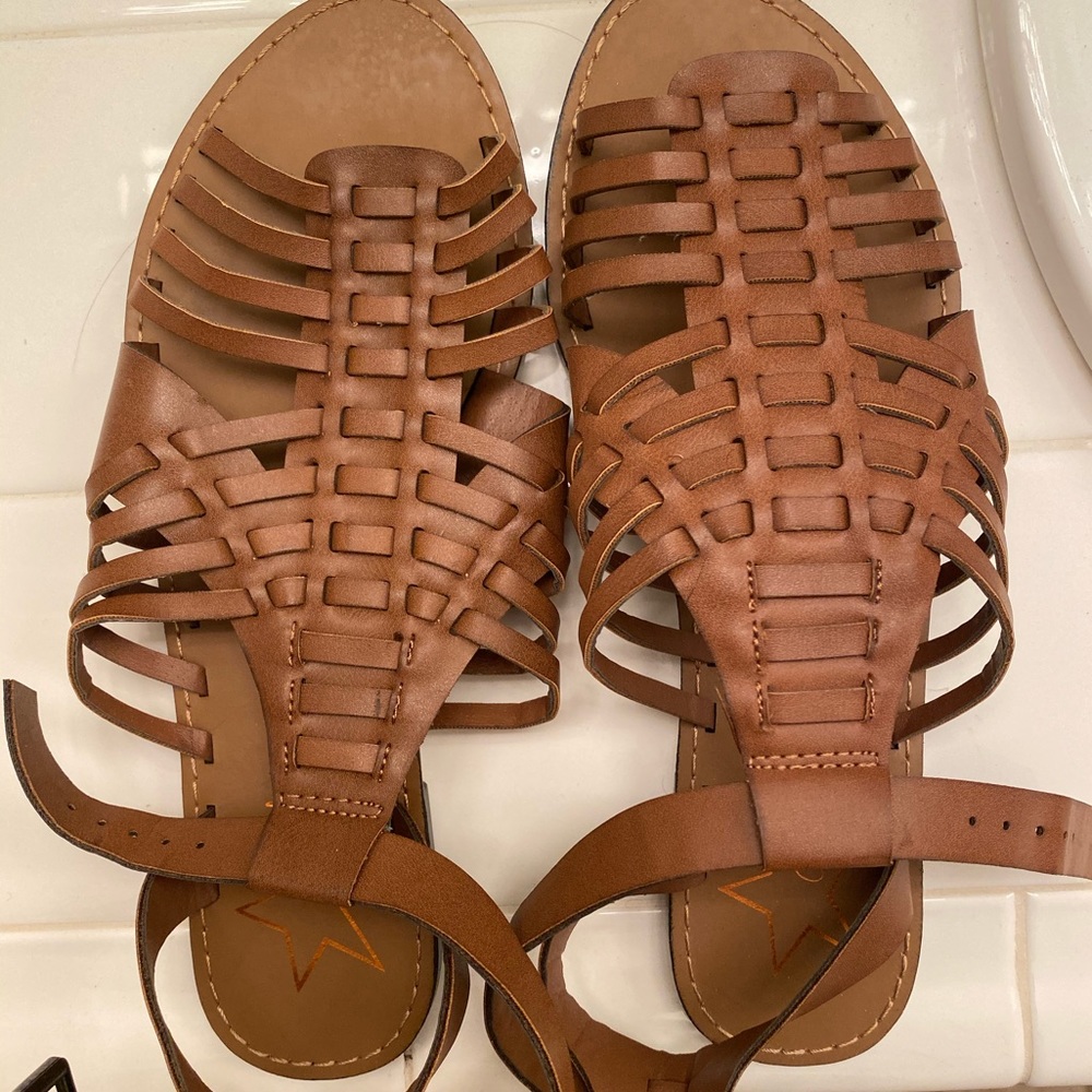 Brown sandals